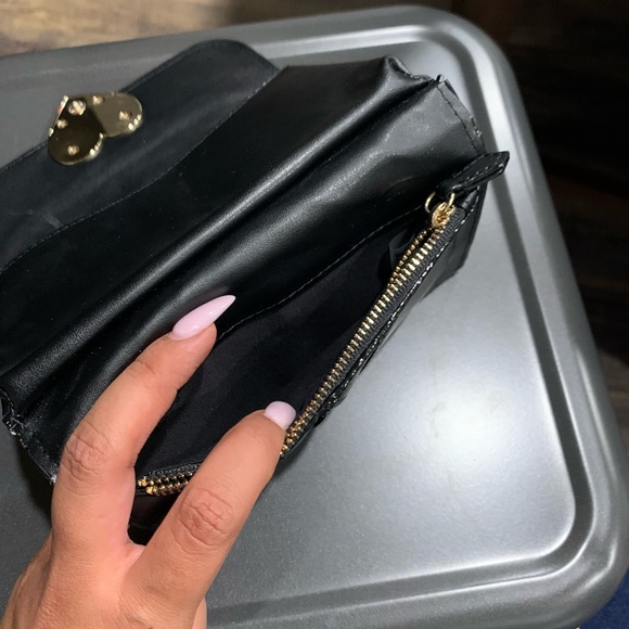 Victoria Secret black pink heart clutch wallet - Picture 4 of 7